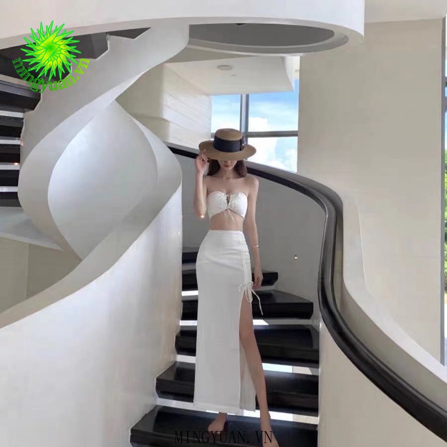 ( Mingyuan ) New beach skirt sexy and thin temperament dress