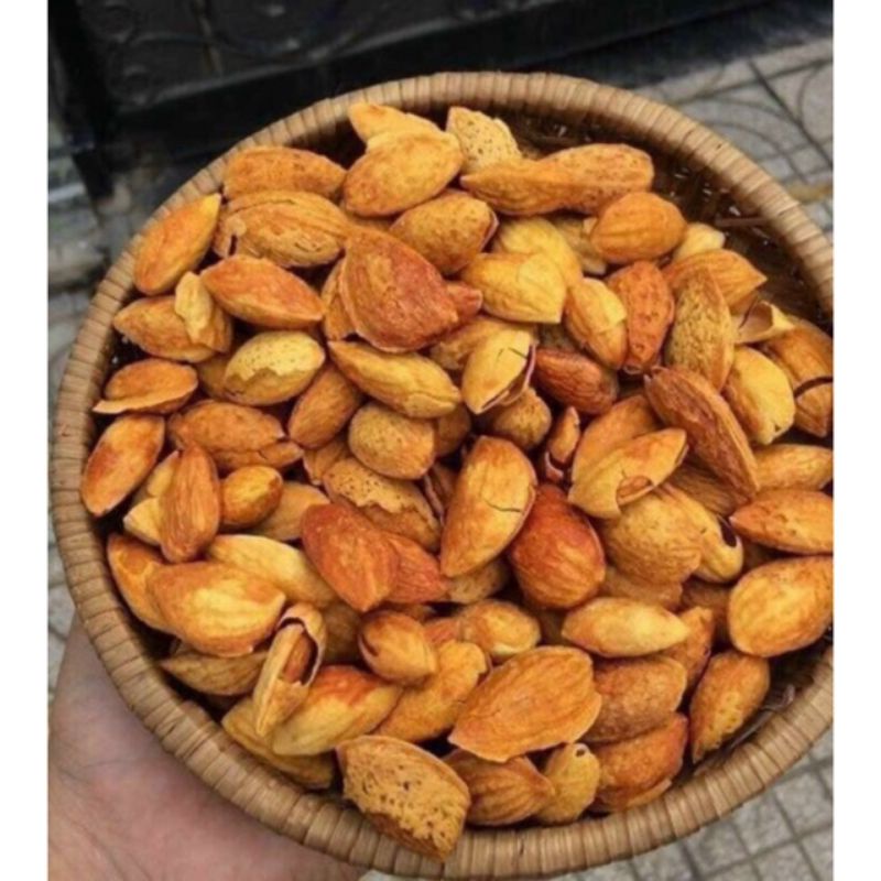 1 thùng hạnh nhân 9.5kg loại vỏ mỏng thơm ngon