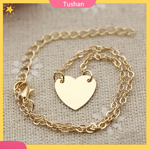 Lắc chân hình trái tim xinh xắn cho nữ