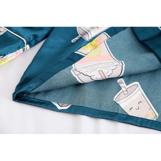 [ĐỒ ĐÔI] BỘ NGỦ NAM NỮ PIJAMA LỤA CAO CẤP