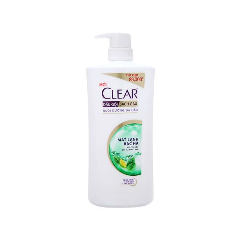 Dầu gội Clear Bạc Hà 900g