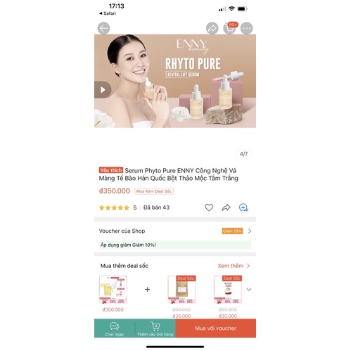 SERUM CĂNG BÓNG DA HIỆU QUẢ NHƯ CẤY MESO COLLAGEN (350k)