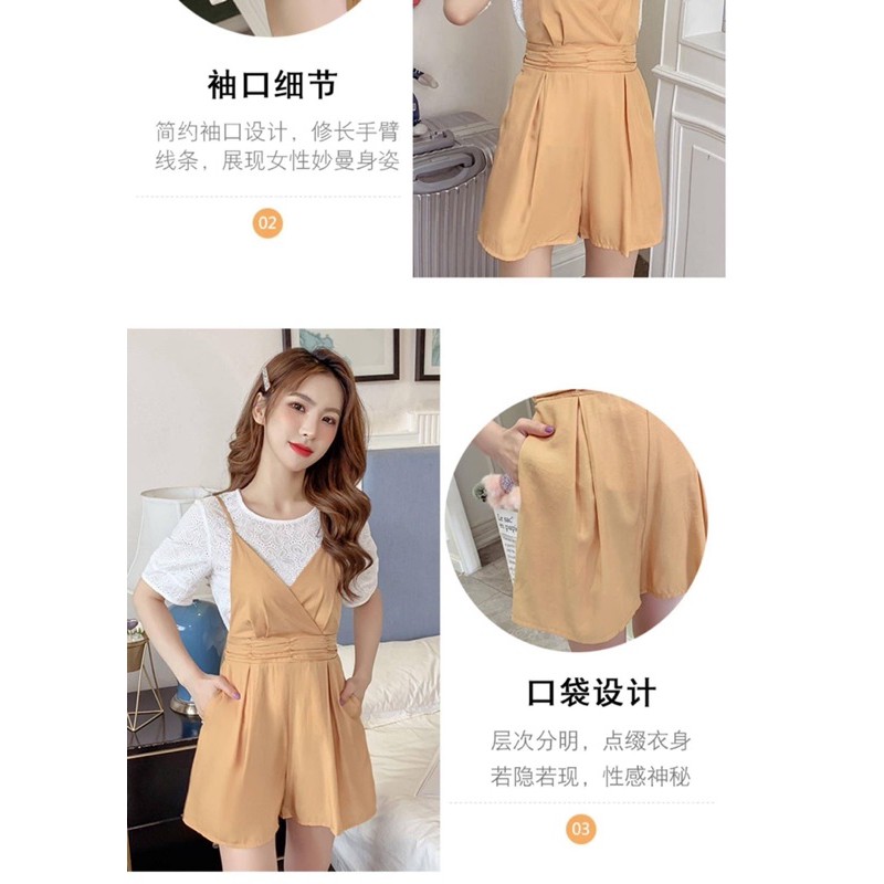 Set Áo Ren Hoa + Yếm Jum Hàng Quảng Châu Cực Đẹp