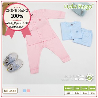 [RẺ VÔ ĐỊCH] BỘ QUẦN ÁO SƠ SINH UALA&ROGO ❤️ VẢI PETIT ❤️ VÂN SÓNG MỀM MẠI [UR 3546]