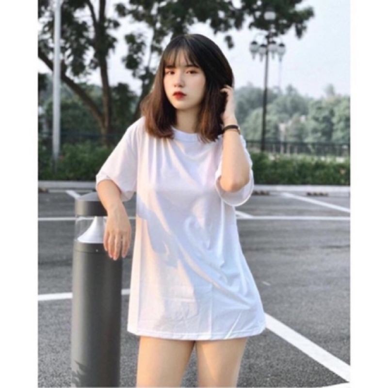 Áo thun trơn KIRKLAND UNISEX OVERSIZE  - Trắng, Đen