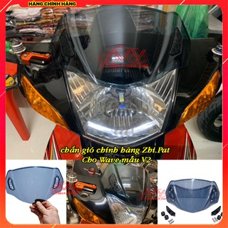 Kính chắn gió Zhipat cho Wave A , Wave RS , Wave S , Wave 50cc ( Hàng Chính Hãng Mẫu V2)