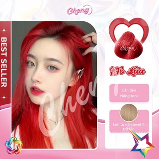 Thuốc Nhuộm Tóc Màu ĐỎ LỬA Không Tẩy | Chenglovehair, Chenglovehairs