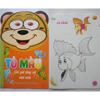 Combo 8 cuốn tô màu cho bé