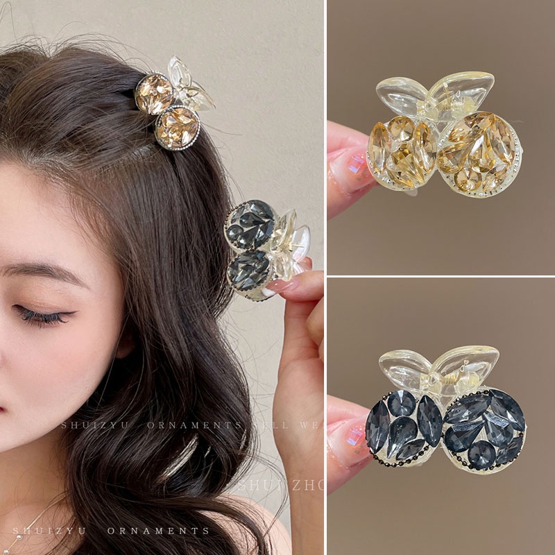 Kẹp Tóc Nơ Nhỏ Hai Mặt Thời Trang Hàn Quốc