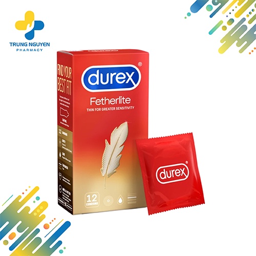 Bao cao su Durex Fetherlite (Hộp 12 cái)