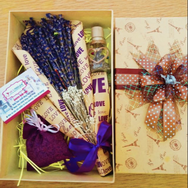 Hộp quà hoa Lavender  Pháp 275