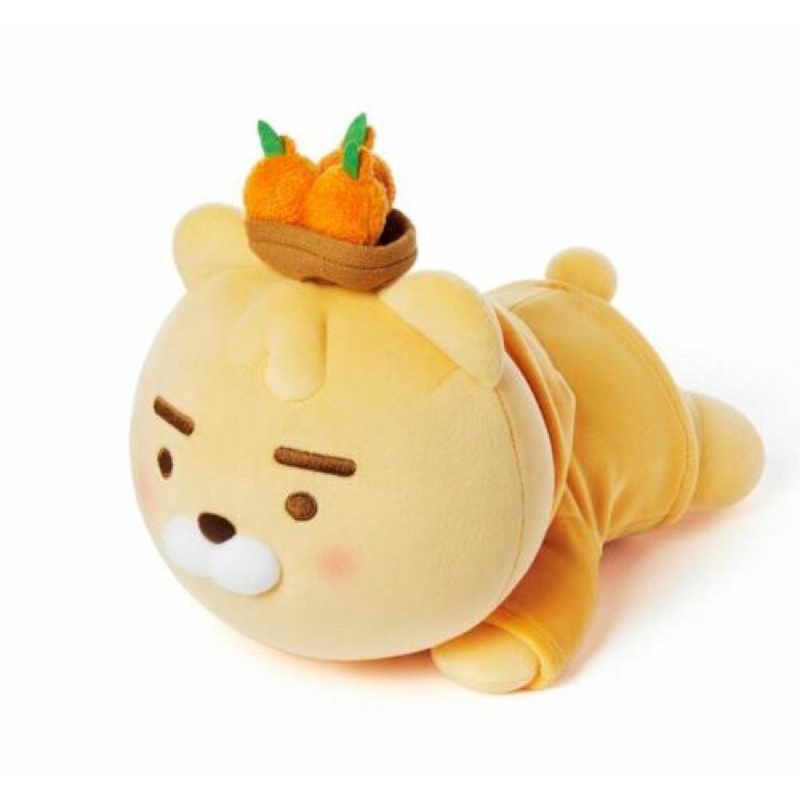 Gấu bông đào cosplay bé heo đen và rian hoodie vàng đội cam miniso chính hãng