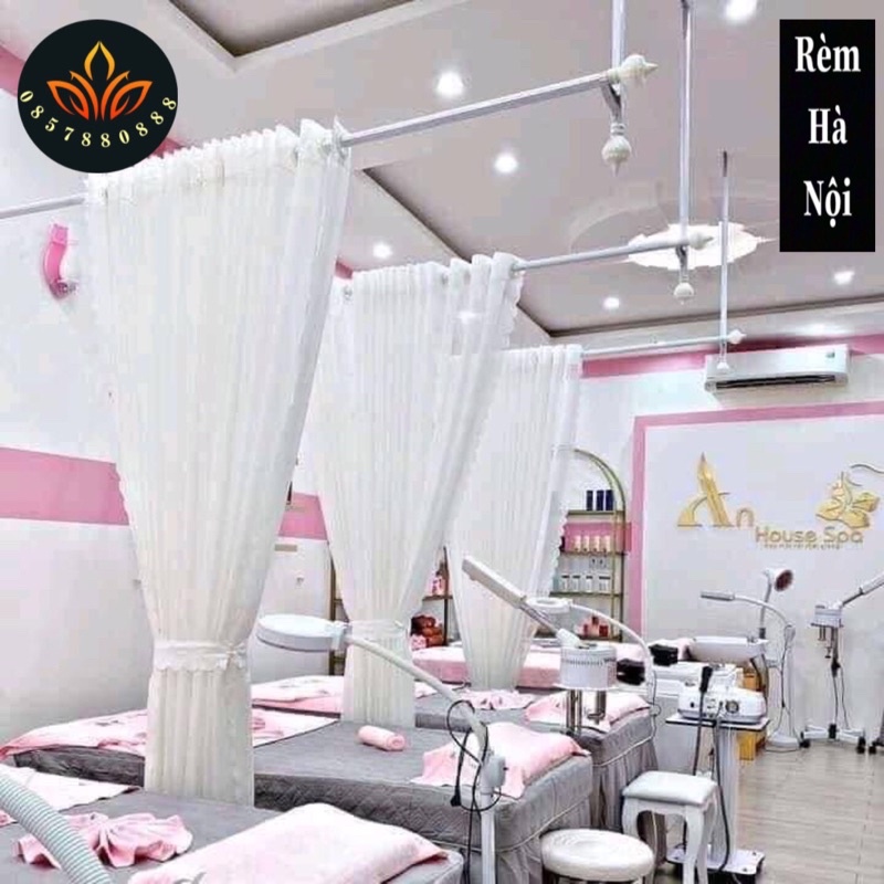 Rèm Voan spa ngang 3m cao 2,7m , rèm voan đẹp