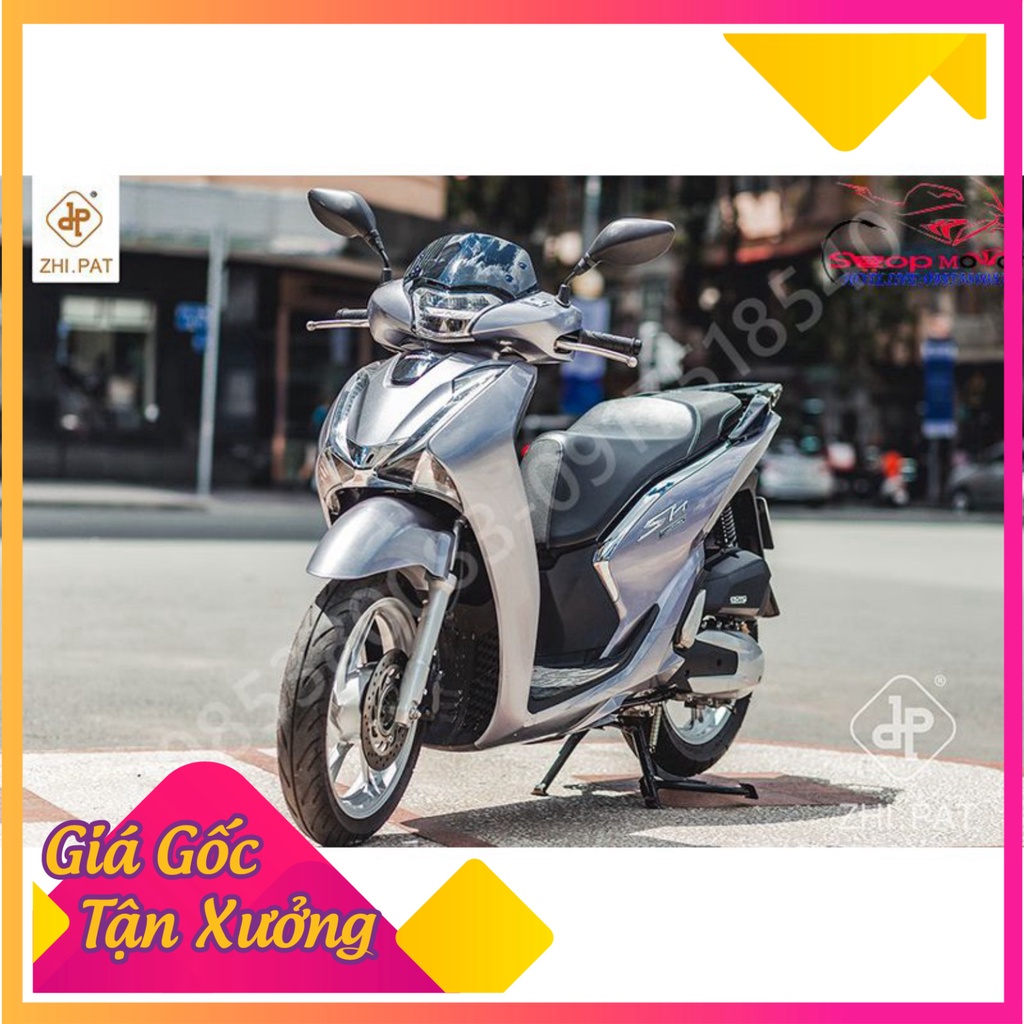 Kính chắn gió zhipat xe SH 2017 - 2018 150i phong cách sh Ý loại chốt gài có logo zhipat (Ảnh Sp thật)