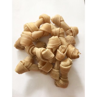 Xương da bò da sữa gặm sạch răng cho chó