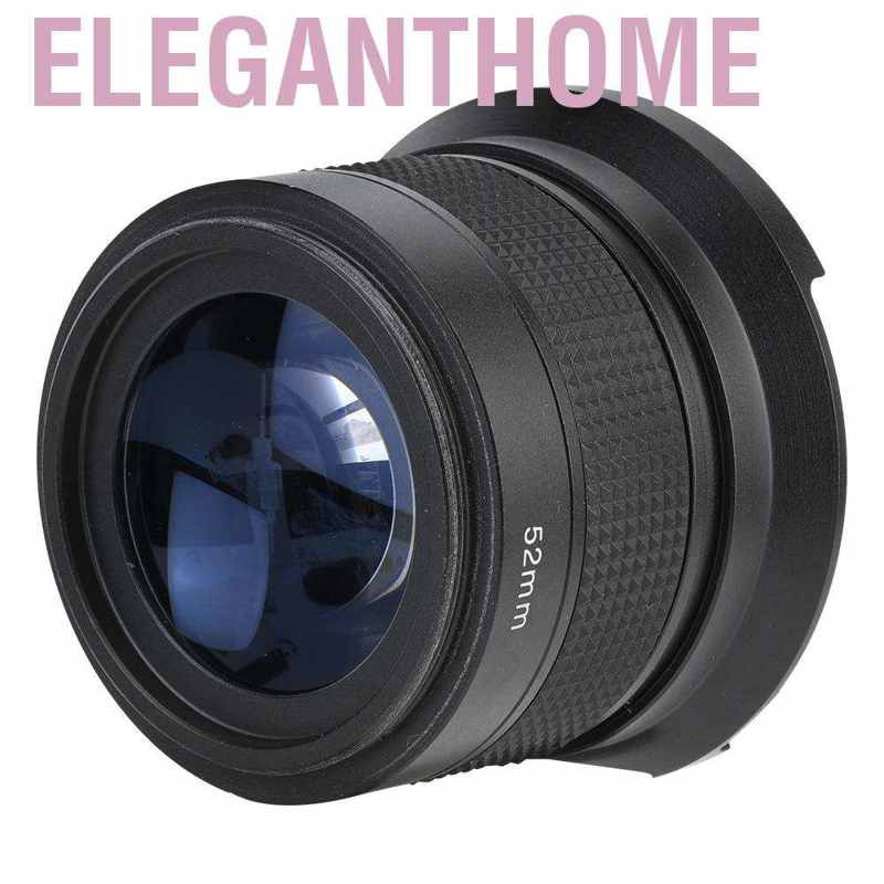 Ống Kính Fisheye Góc Rộng 52mm 0.35x Cho Canon Slr Dslr