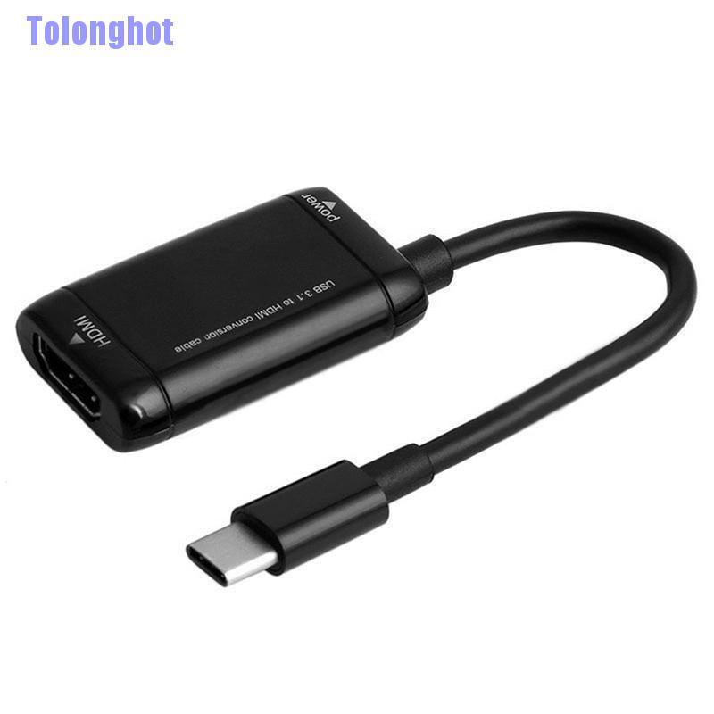 Cáp Chuyển Đổi Usb Type-C Sang Hdmi Usb 3.1 Cho Điện Thoại / Máy Tính Bảng Android