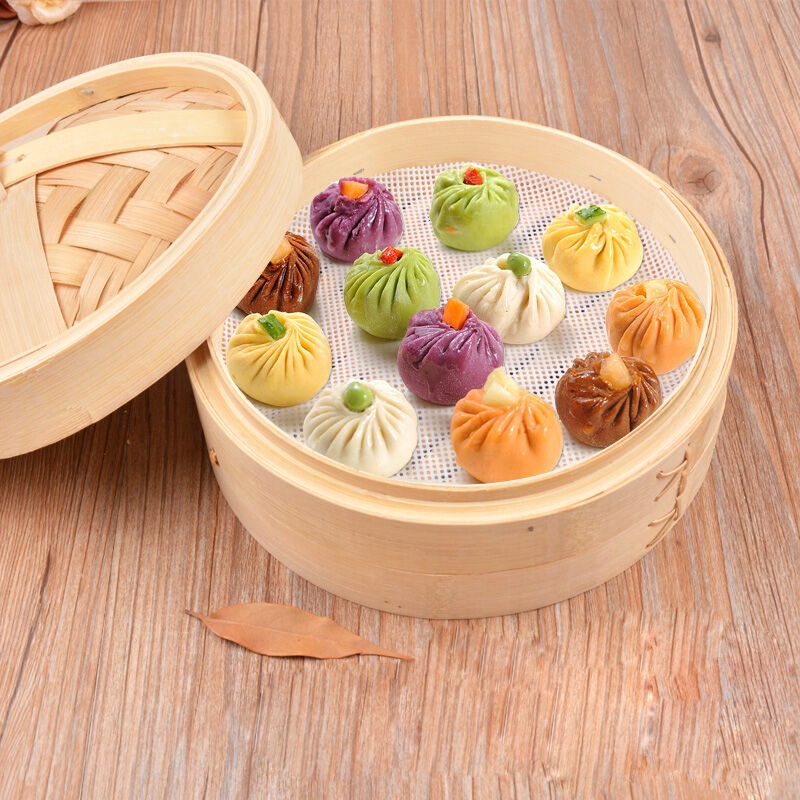 Set 5 Miếng Silicone Lót Nồi Hấp Bánh Bao Chống Dính 24cm