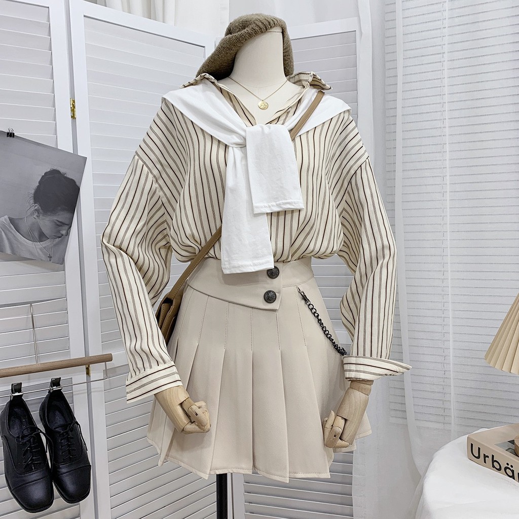 Chân Váy Ngắn Ly To Kèm Dây Xích Cá Tính Cao Cấp Freeship,Chân Váy Nữ Ngắn Lưng Cao Xu Hướng Thời Trang Của Châu Á Hot | BigBuy360 - bigbuy360.vn