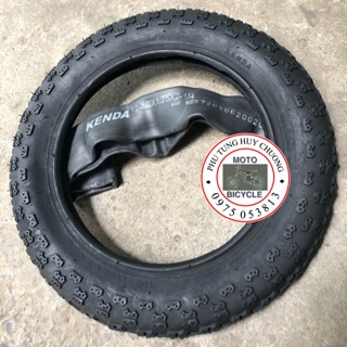 Combo lốp + săm 12 inch xe em bé KENDA