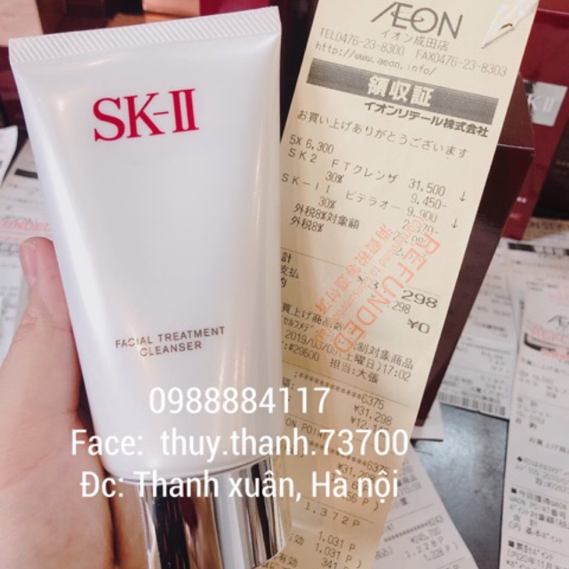 SKII SỮA RỬA MẶT DỊU NHẸ SKII 120g - FACIAL TREATMENT GENTLE CLEANSER-FACIAL TREATMENT CLEANSER