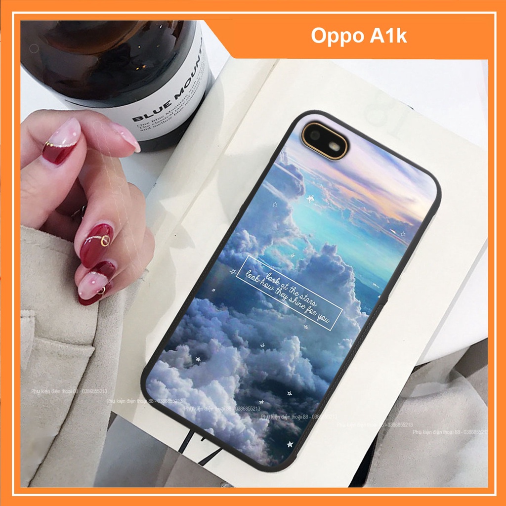 Ốp lưng 3D Oppo A1K hình hoa, vũ trụ đẹp - CAO CẤP - SANG TRỌNG