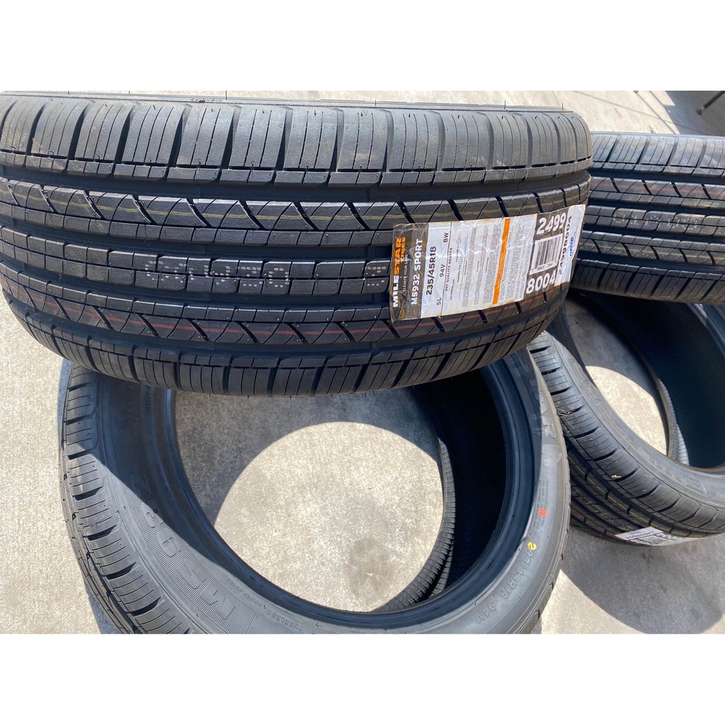 LỐP  235/45R18 - LỐP MILESTAR LẮP XE HUYNDAI KONA, PEUGEOT 5008, HUYNDAI TUCSON, LEXUS - LỐP MỸ CHẤT LƯỢNG CAO