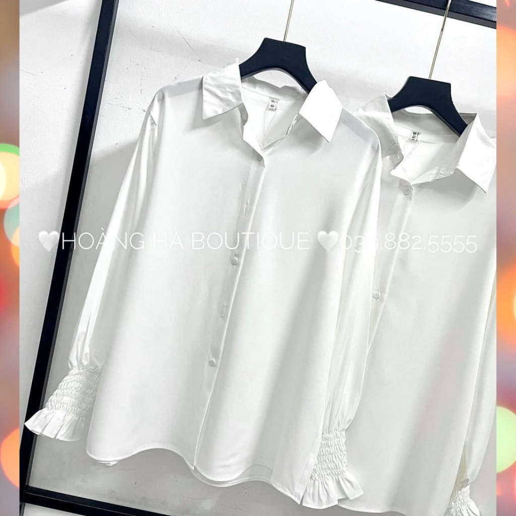 áo sơ mi tay chun bèo cực hot | BigBuy360 - bigbuy360.vn