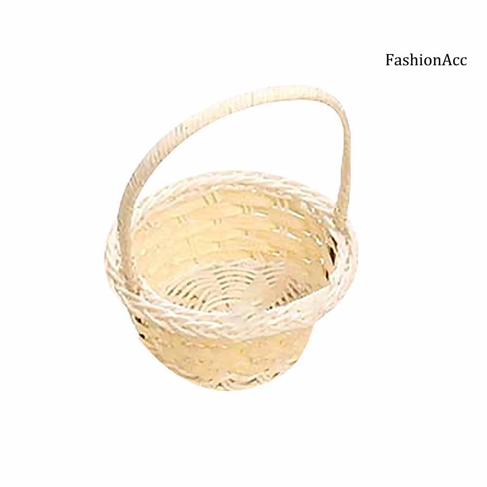 Giỏ đựng củ quả picnic thiết kế dễ thương đan sợi nhựa | BigBuy360 - bigbuy360.vn