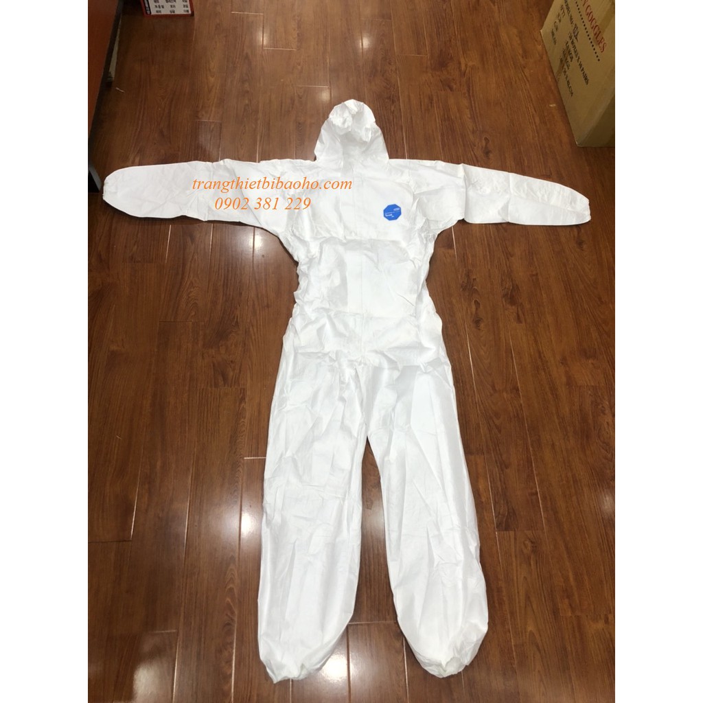 Quần áo chống hóa chất, quần áo phòng sạch Dupont Tyvek 400