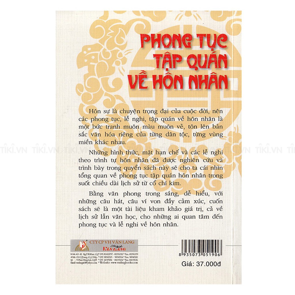 Sách - Phong Tục Tập Quán Về Hôn Nhân | BigBuy360 - bigbuy360.vn
