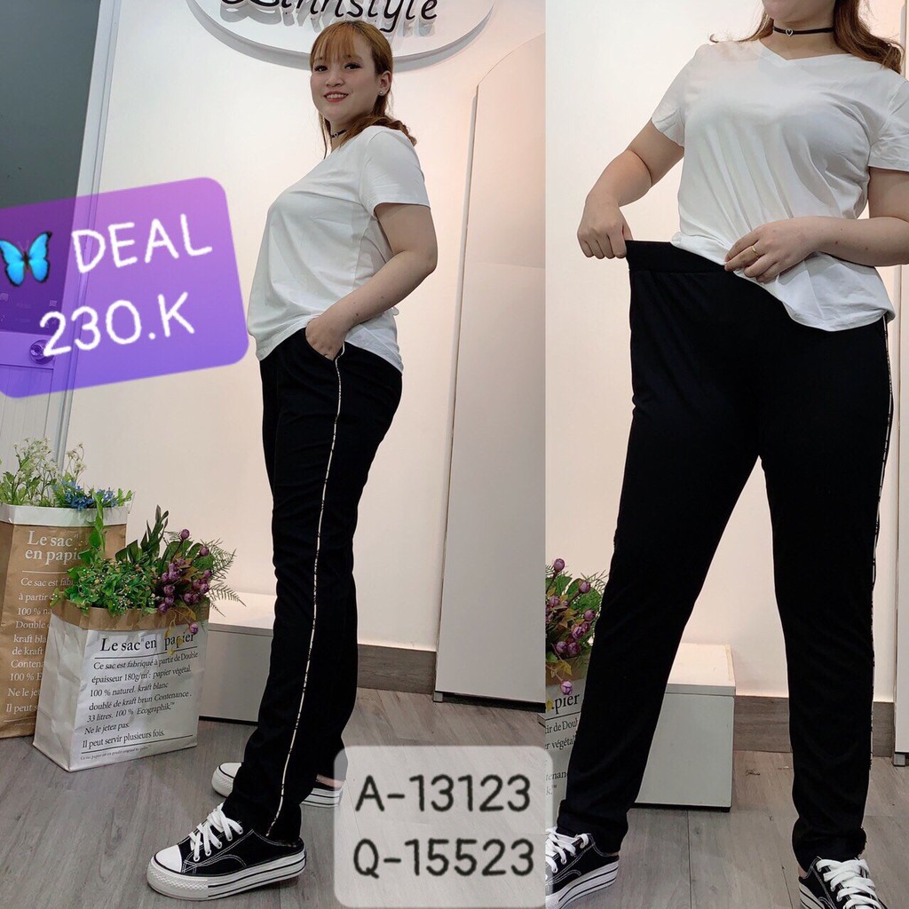 15523 Quần Thể Thao BIG SIZE Viền BBR  - Q.P.V Thu-Đông