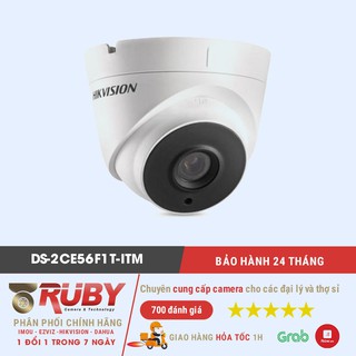 Camera HD TVI 3Mpx DS-2CE56F1T-ITM(P)- Chính Hãng