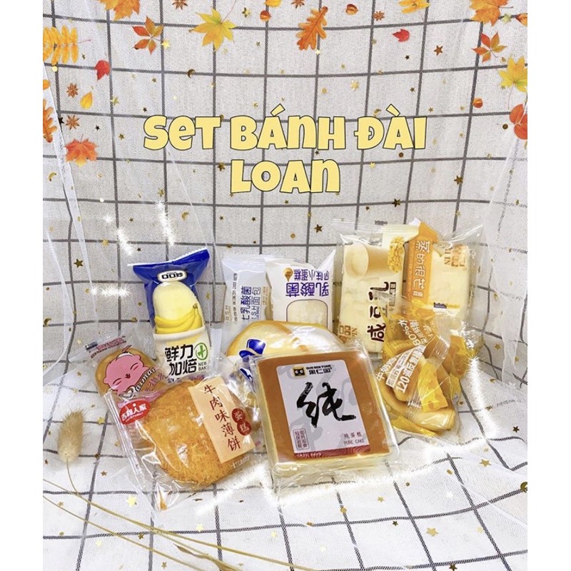 Set 10 bánh Đài Loan mix