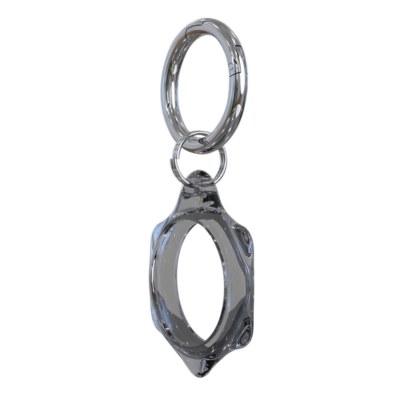 [Hàng mới về] Vỏ trong suốt chống rơi chống sốc có móc khoá bảo vệ thời trang thích hợp cho AirTag