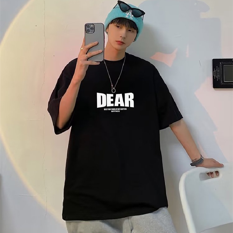 Áo Thun Tay Ngắn Dáng Rộng In Họa Tiết Phong Cách Hip Hop Thời Trang Mùa Hè Cho Nam Và Nữ size M-8XL