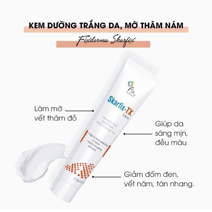 Kem dưỡng sáng da mờ thâm nám mờ tan nhang Fixderma Skarfix-TX