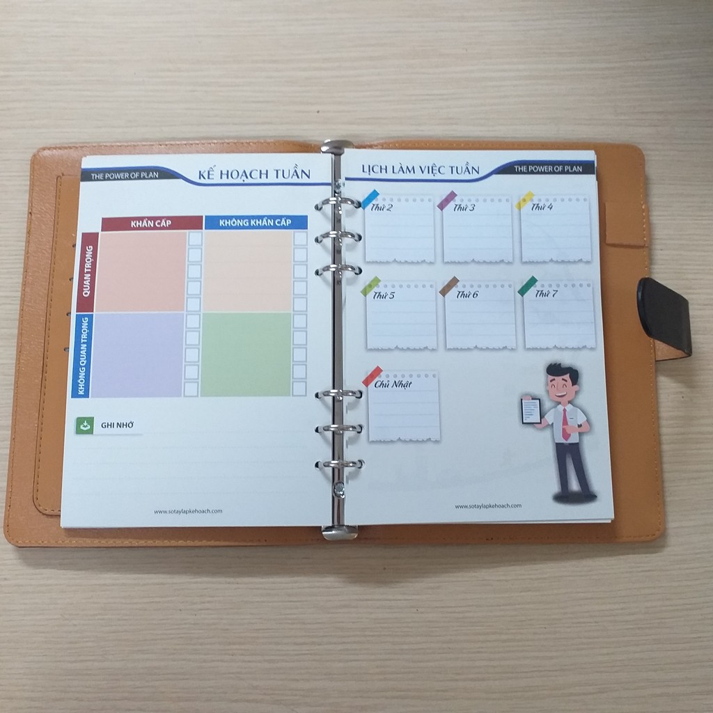 Combo sổ tay lập kế hoạch The Power Of Plan và sổ tay quản lý chi tiêu Kakeibo Nhật Bản