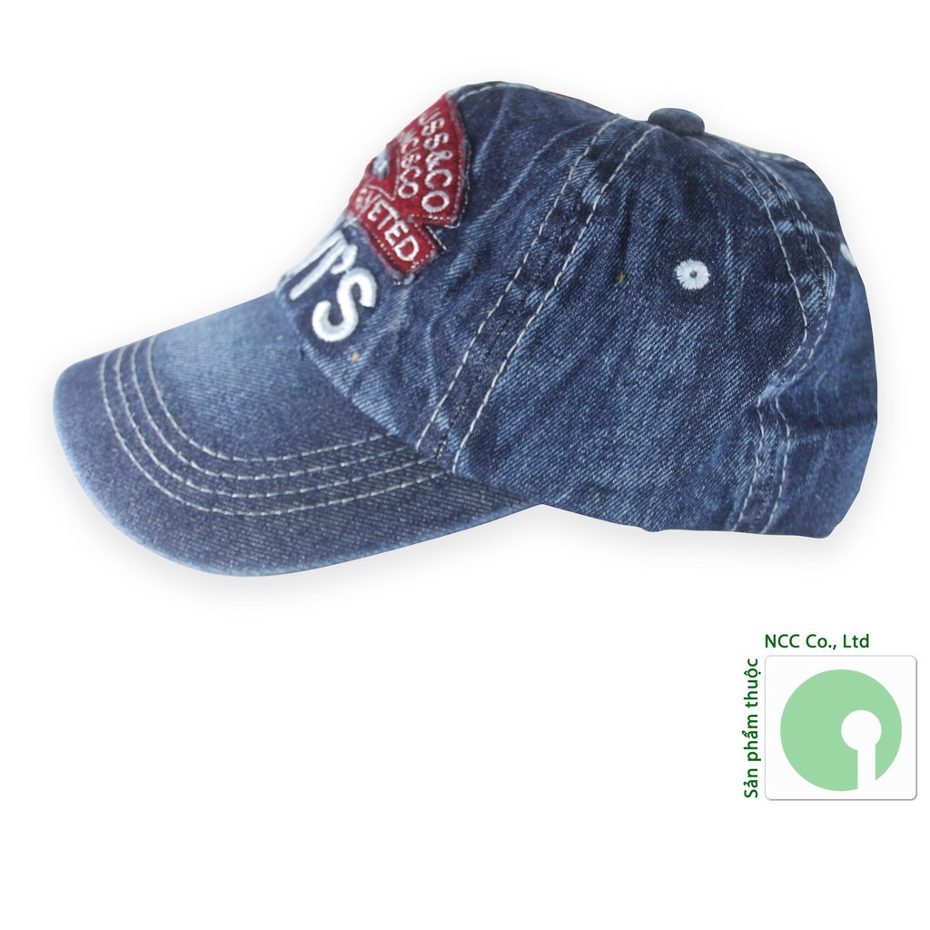 Mũ lưỡi trai - nón kết vải Jean L.E.V.I.S siêu nhẹ - bụi bặm cá tính - NTNT-CC-04-JEANLVS