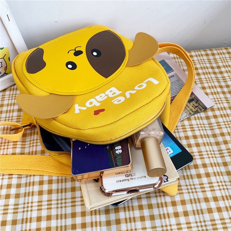 Balo cho bé trai gái đi học mầm non, hình con vật dễ thương ngộ nghĩnh