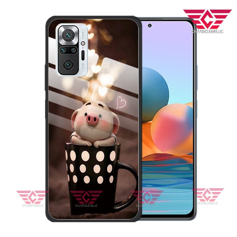 Ốp lưng xiaomi redmi note 10 - redmi note 10 pro - K30 - POCOFONE 3 CHÚ HEO DỄ THƯƠNG