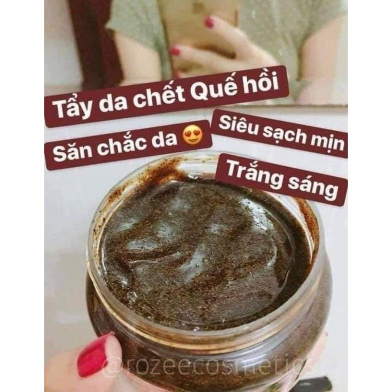 Tẩy da chết body Nga chiết xuất từ quế hồi, cà phê 350gr, kem tẩy tế bào da chết toàn thân