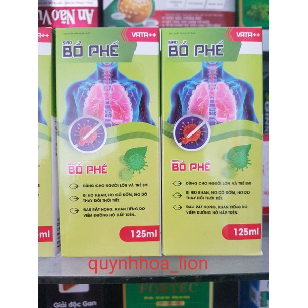 Siro Bổ Phế Vata++_ Giúp bổ phế, hỗ trợ giảm ho khan, ho có đờm
