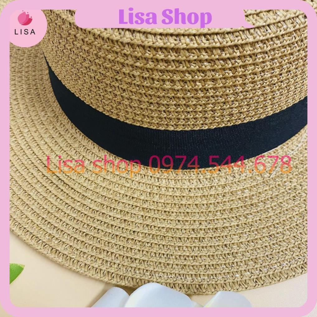 [HÀNG LOẠI 1] Mũ cói đi biển, Nón cói đi biển chữ M thời trang phong cách Vintage cho nữ 2021, M20