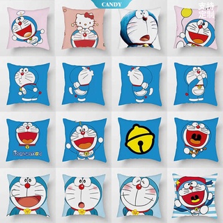 Vỏ Gối Vuông 18 Kiểu Họa Tiết Hoạt Hình Doraemon Dễ Thương