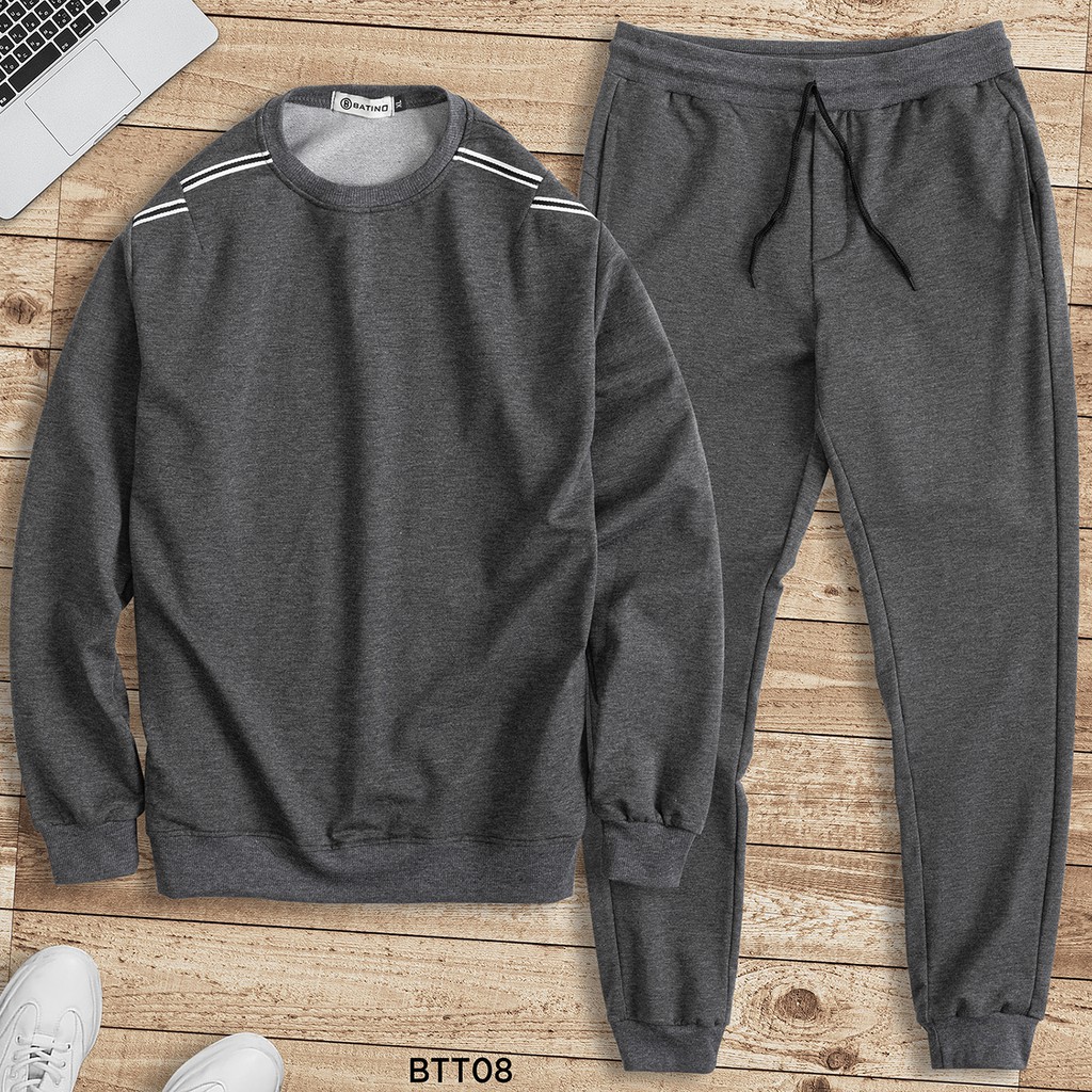 Bộ Thể Thao Nam Vải Nỉ Da Cá Cao Cấp Thời Trang Batino | BigBuy360 - bigbuy360.vn