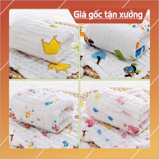 SET 5C KHĂN RỬA MẶT 6 LỚP CHO BÉ