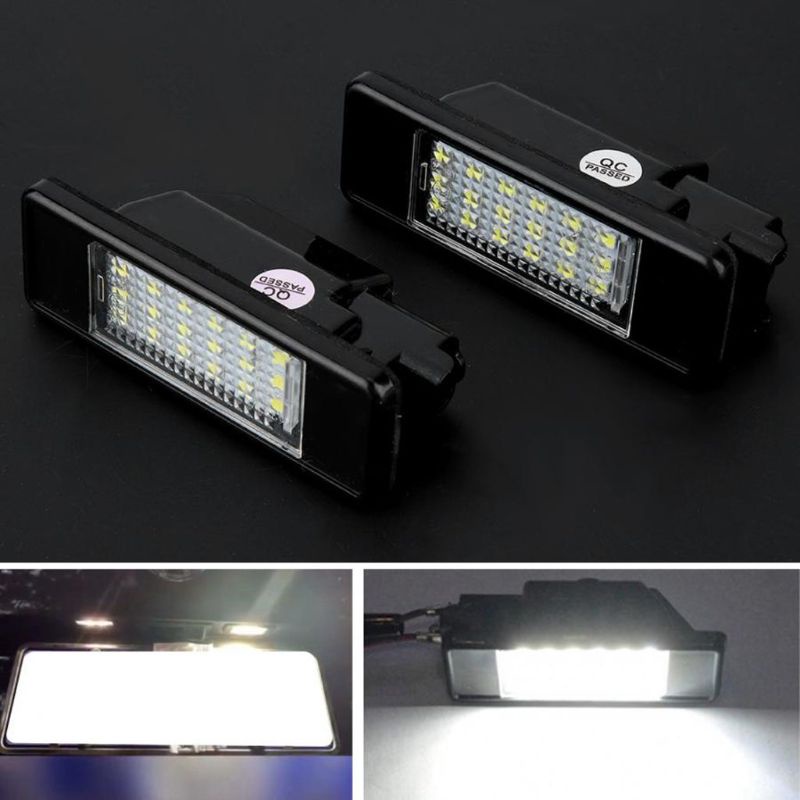 Set 2 Đèn LED Chiếu Biển Số Xe Ô Tô Citroen C2 C3 C4 C5 C6 DS3