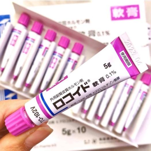 Kem Bôi Vết Đốt Côn Trùng, Muỗi Đốt, Côn Trùng Cắn, Viêm Da Rokoito Locoid 5g Nhật Bản
