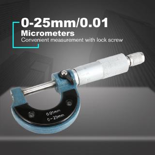 Trắc vi kế 25mm/0.01 dùng đo đường kính ngoài + phụ kiện
